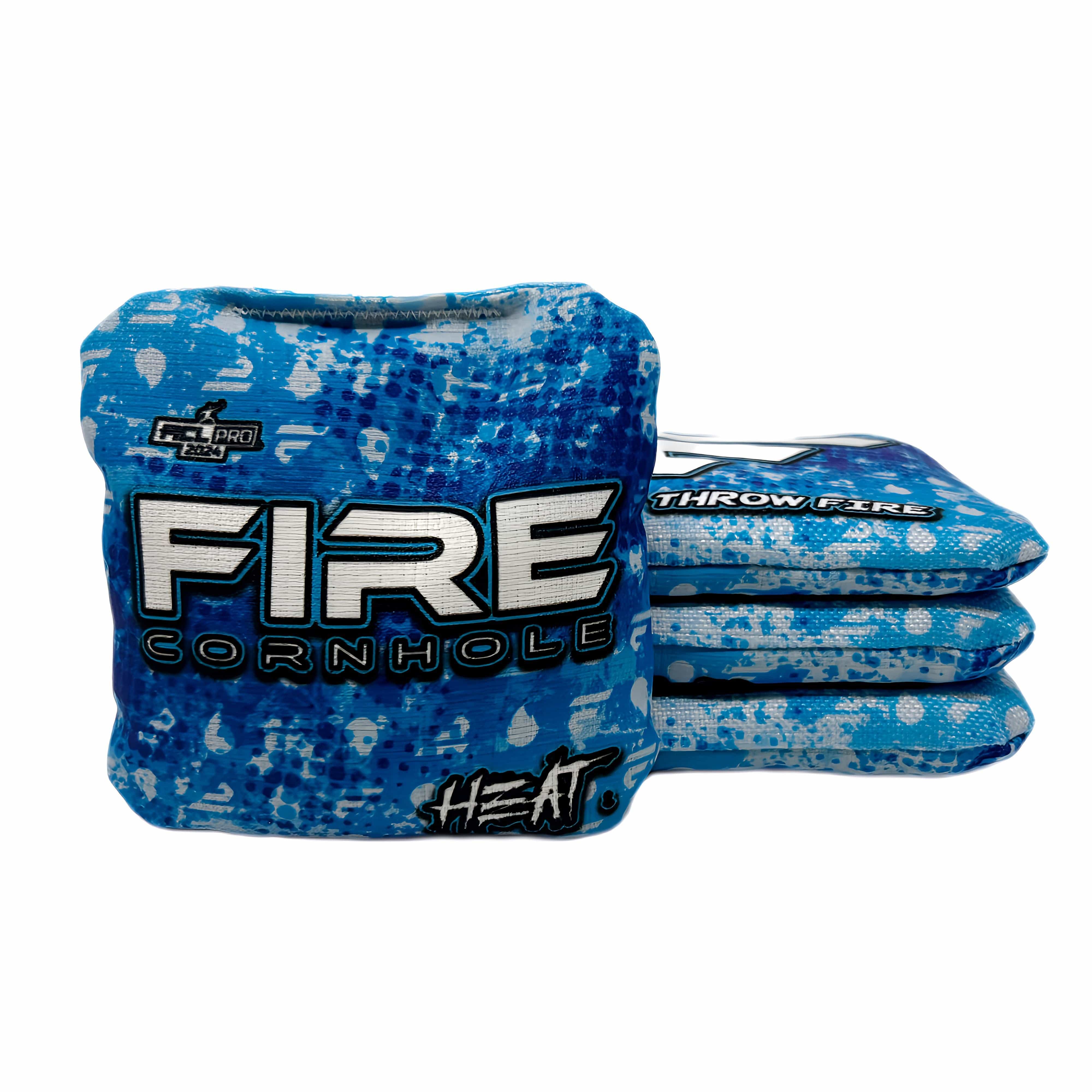 Fire Cornhole 2024 Fire Heat Cornhole Bags - Set of 4