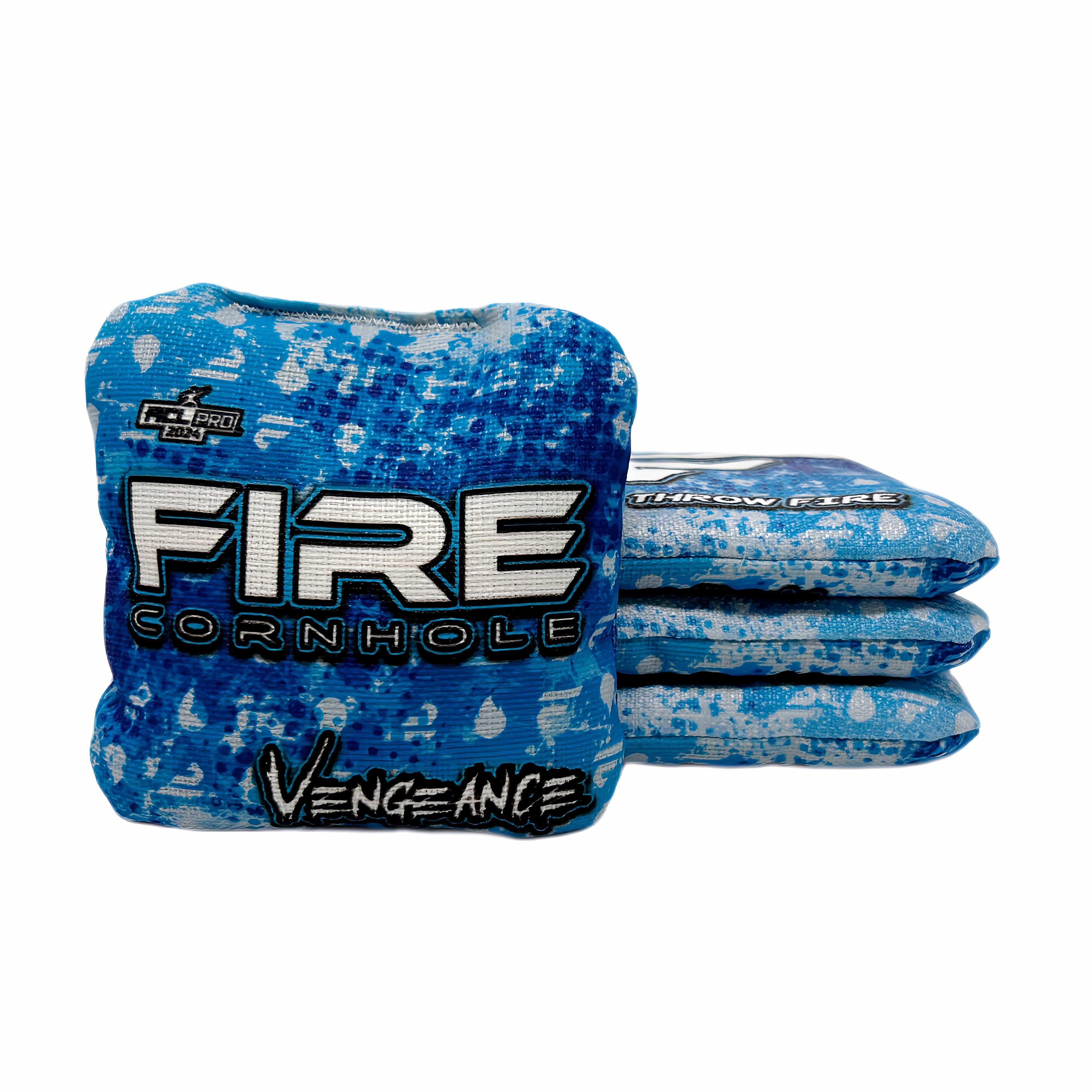 Fire Cornhole 2024 Fire Vengeance Cornhole Bags - Set of 4