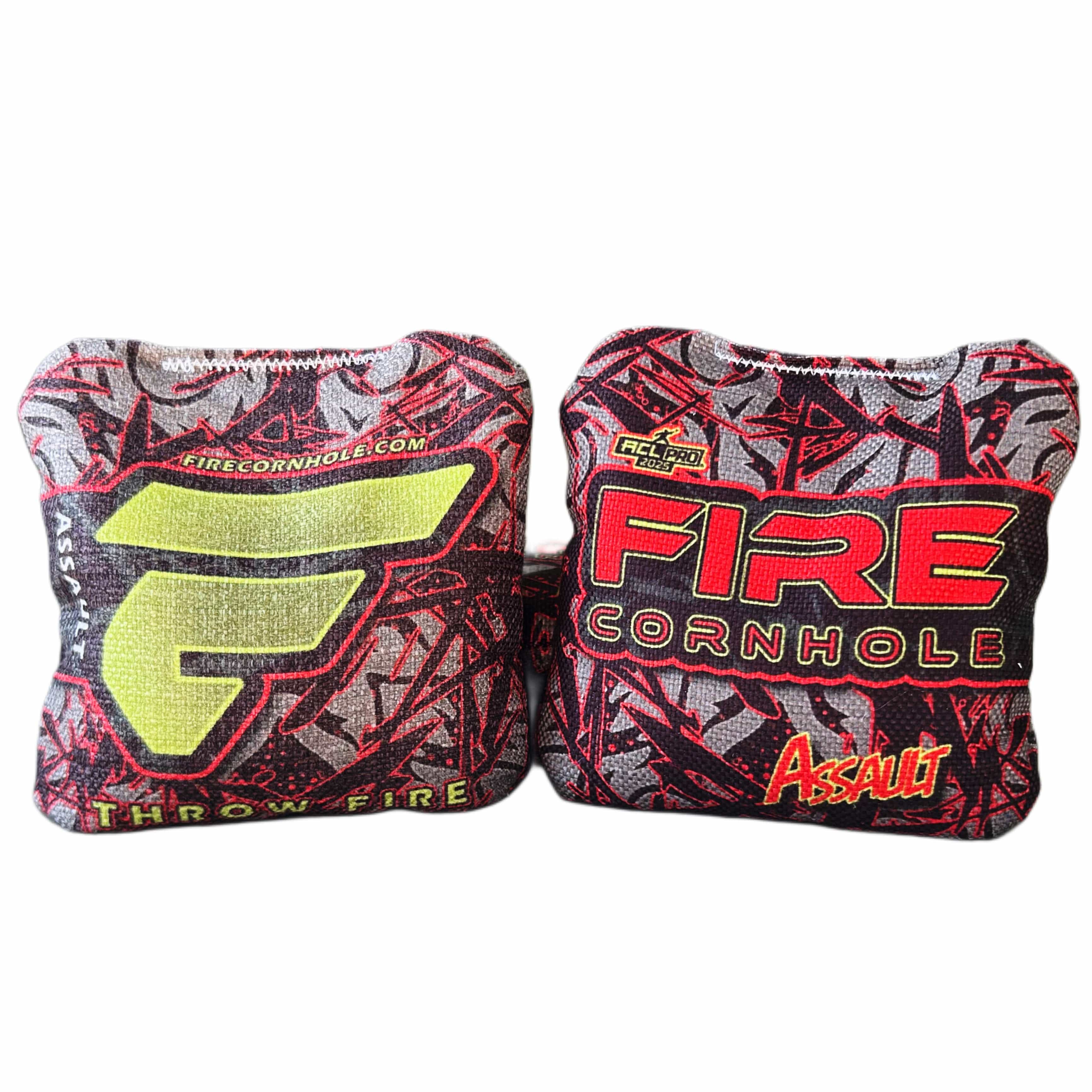 Fire Cornhole 2025 Fire Assault Cornhole Bags - Set of 4