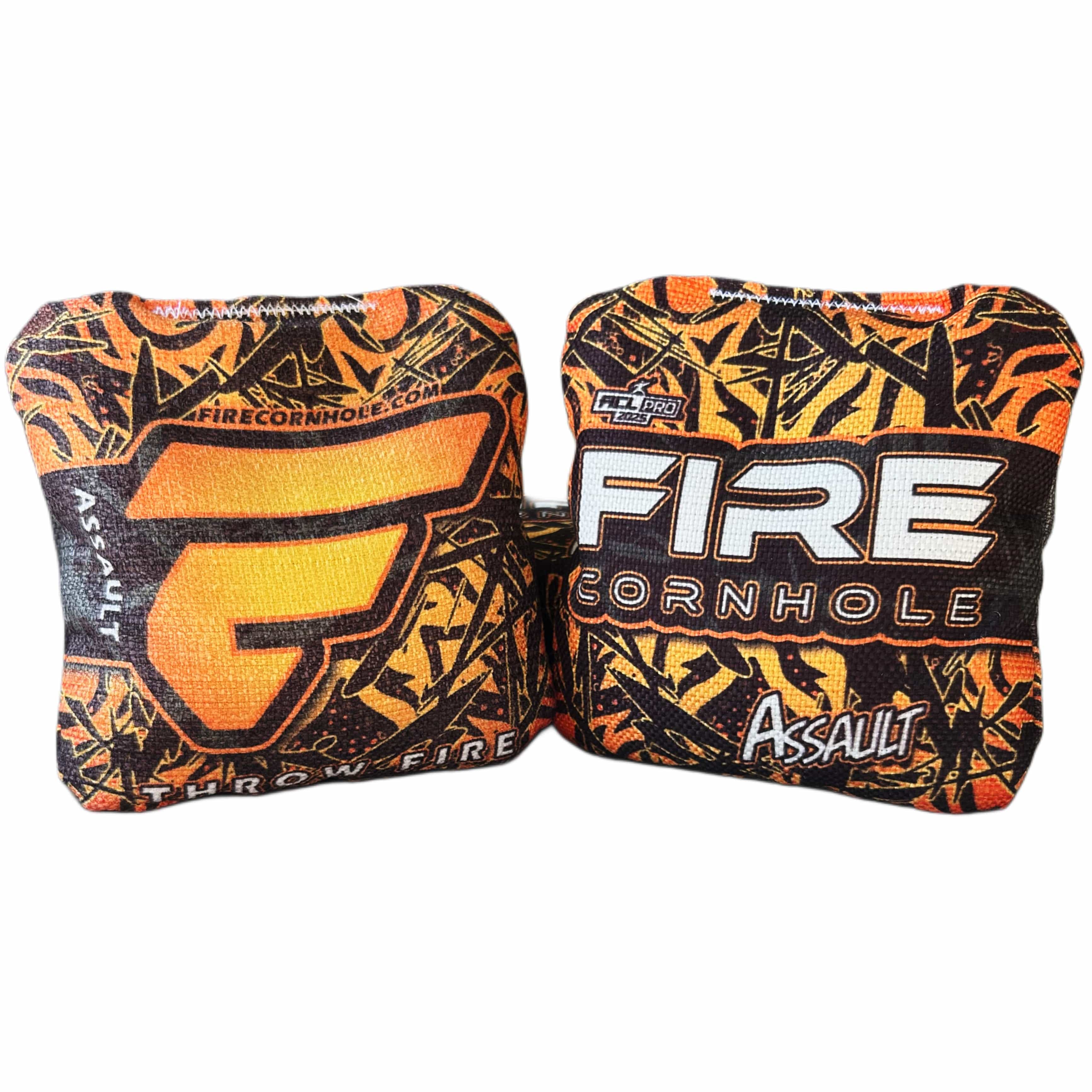 Fire Cornhole 2025 Fire Assault Cornhole Bags - Set of 4