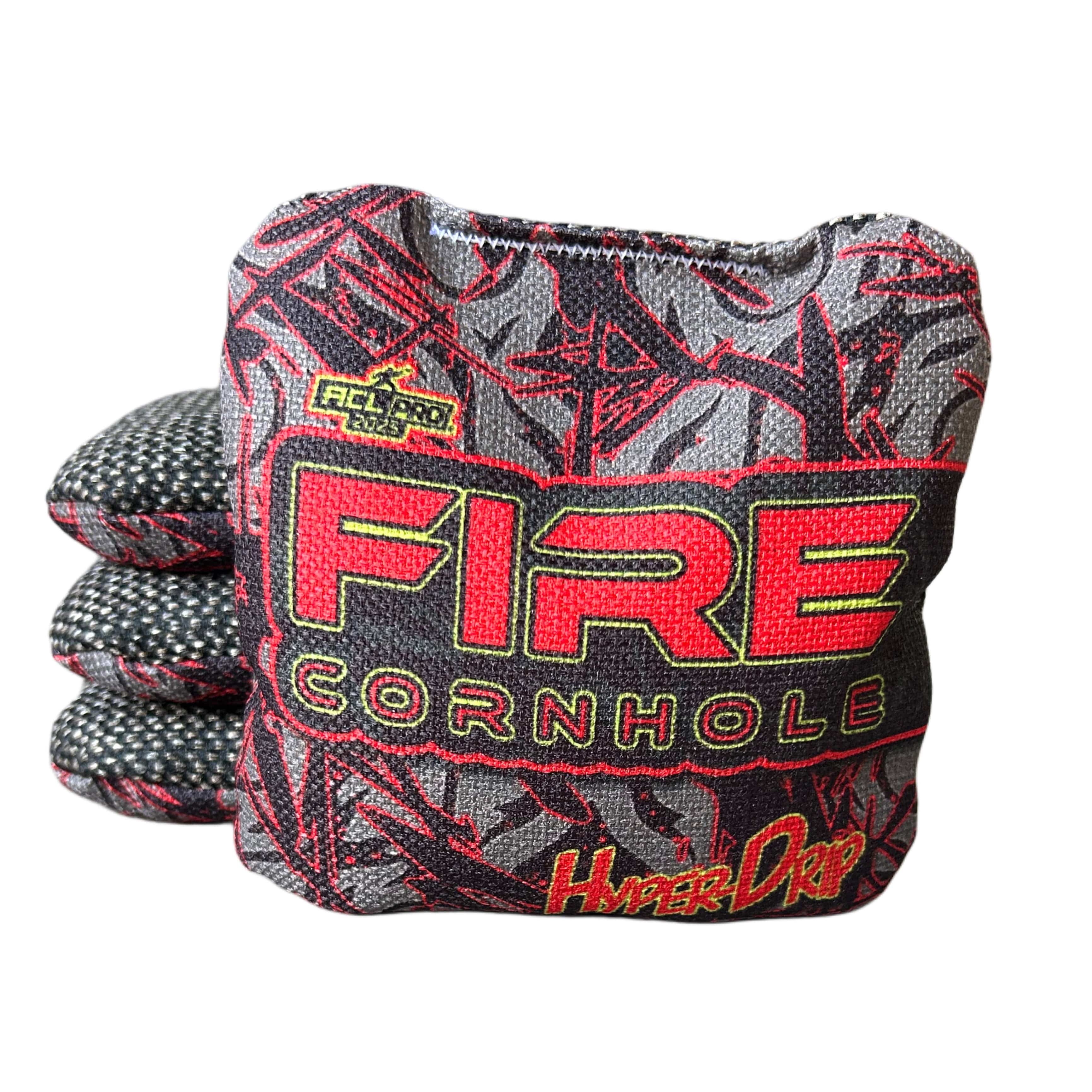 Fire Cornhole 2025 Fire Hyper-Drip Cornhole Bags- Set of 4