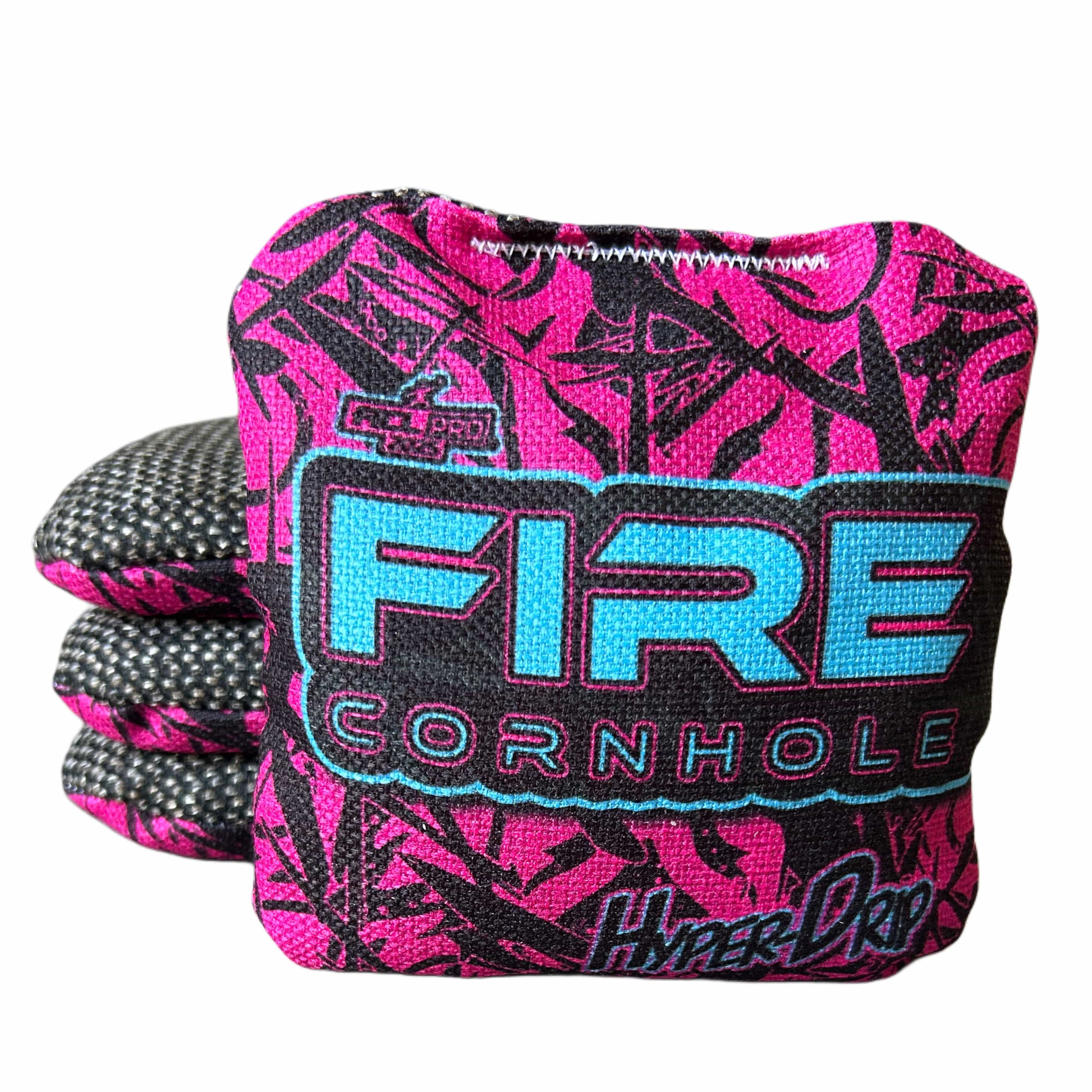 Fire Cornhole 2025 Fire Hyper-Drip Cornhole Bags- Set of 4