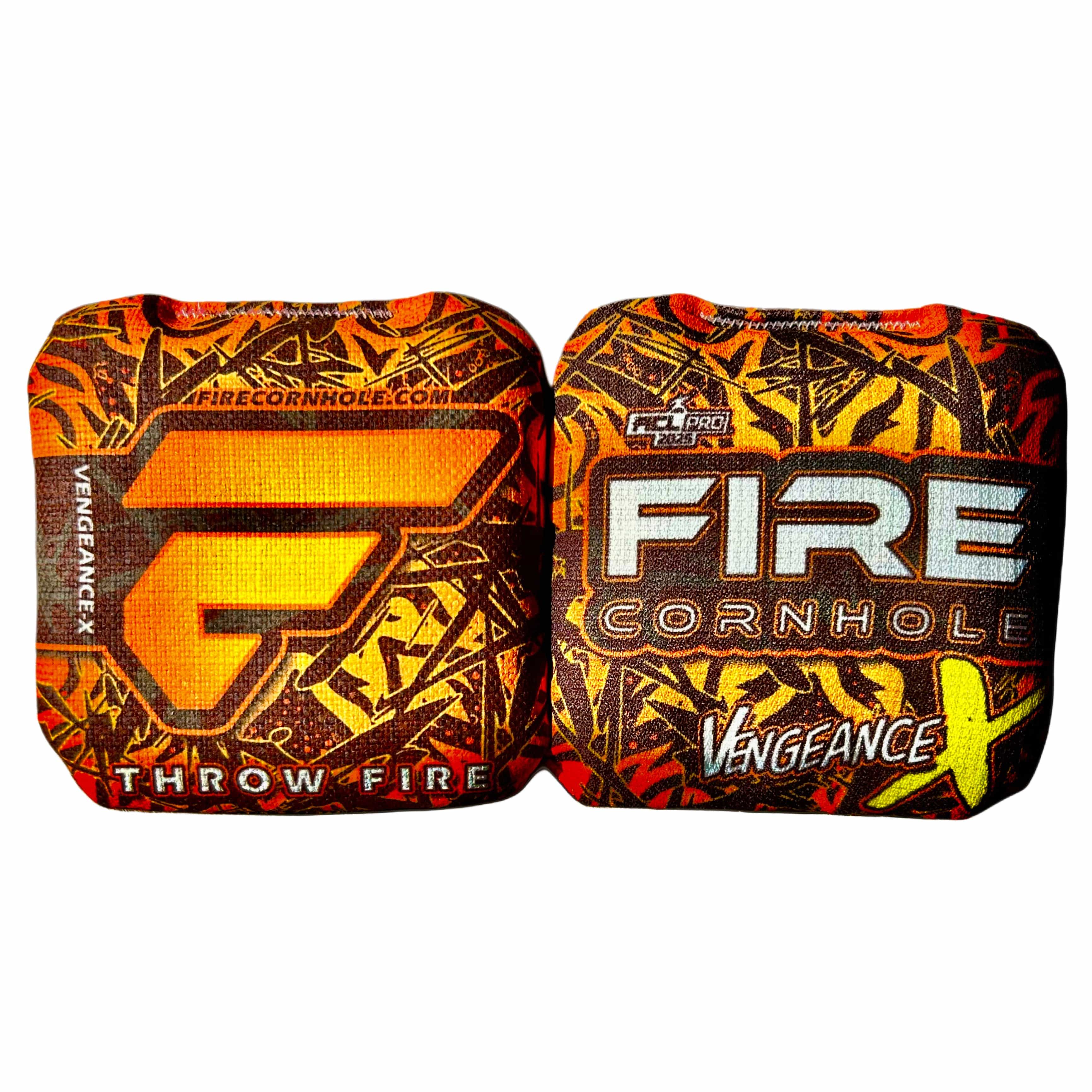 Fire Cornhole 2025 Fire Vengeance X Cornhole Bags - Set of 4