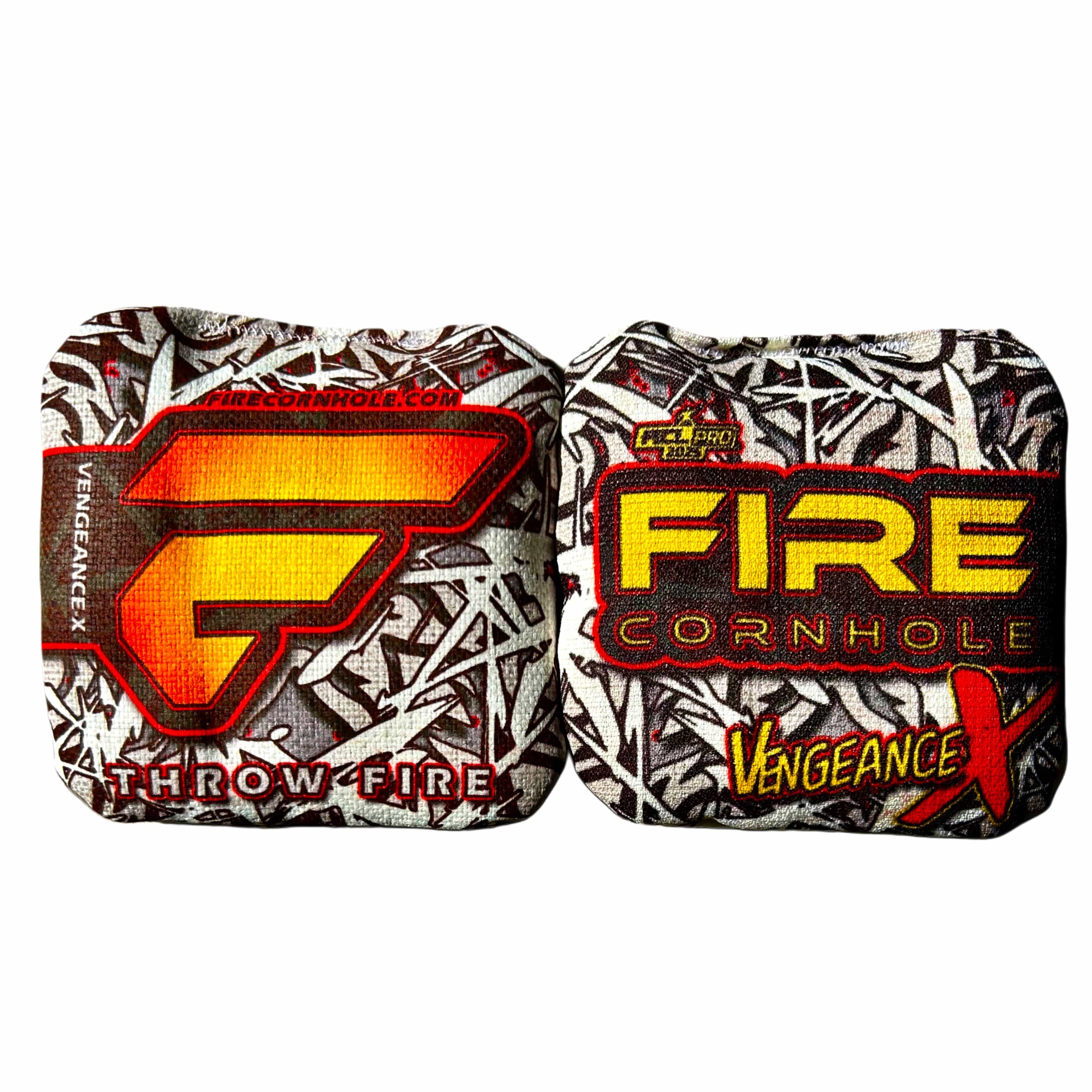 Fire Cornhole 2025 Fire Vengeance X Cornhole Bags - Set of 4