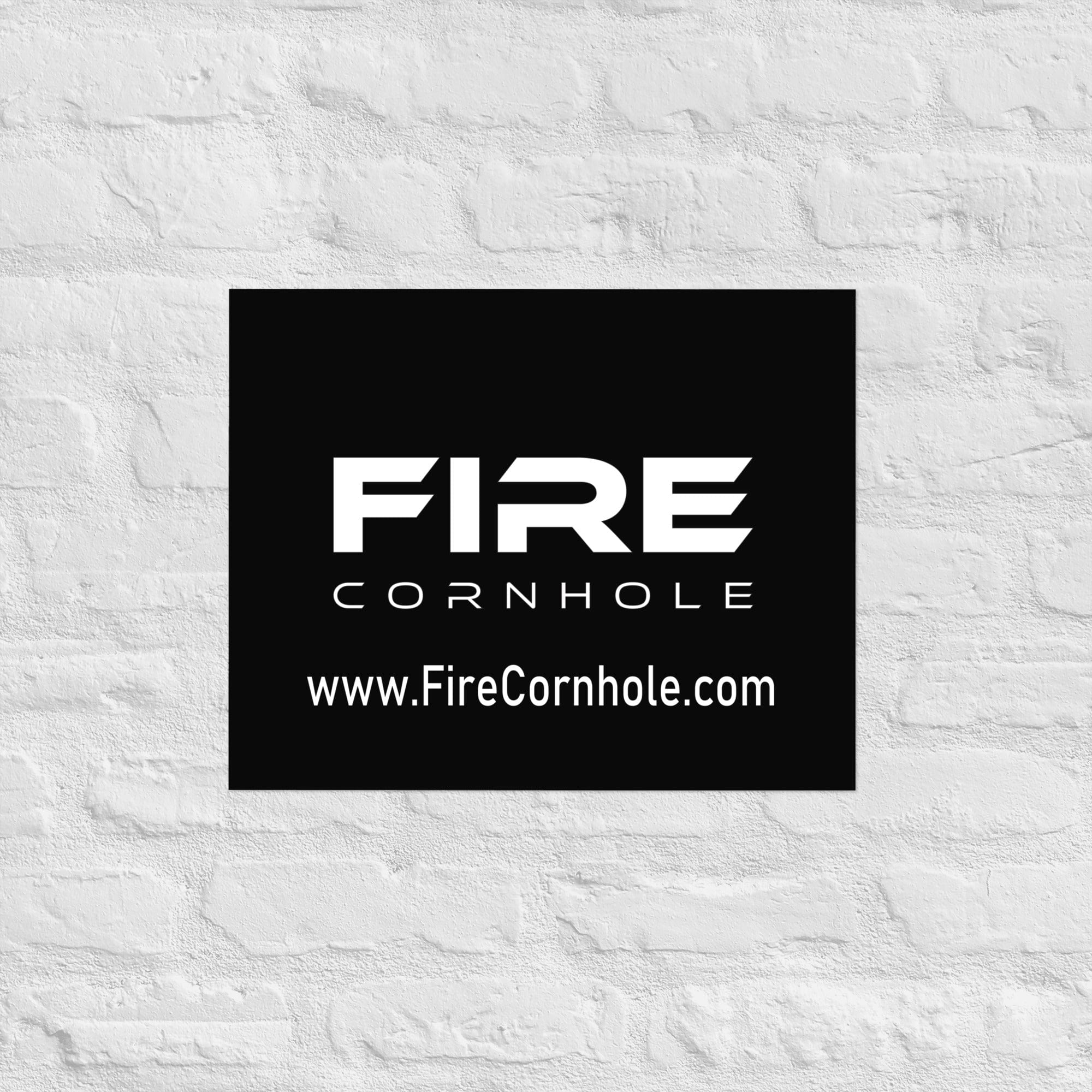 Fire Cornhole Fire Cornhole Poster