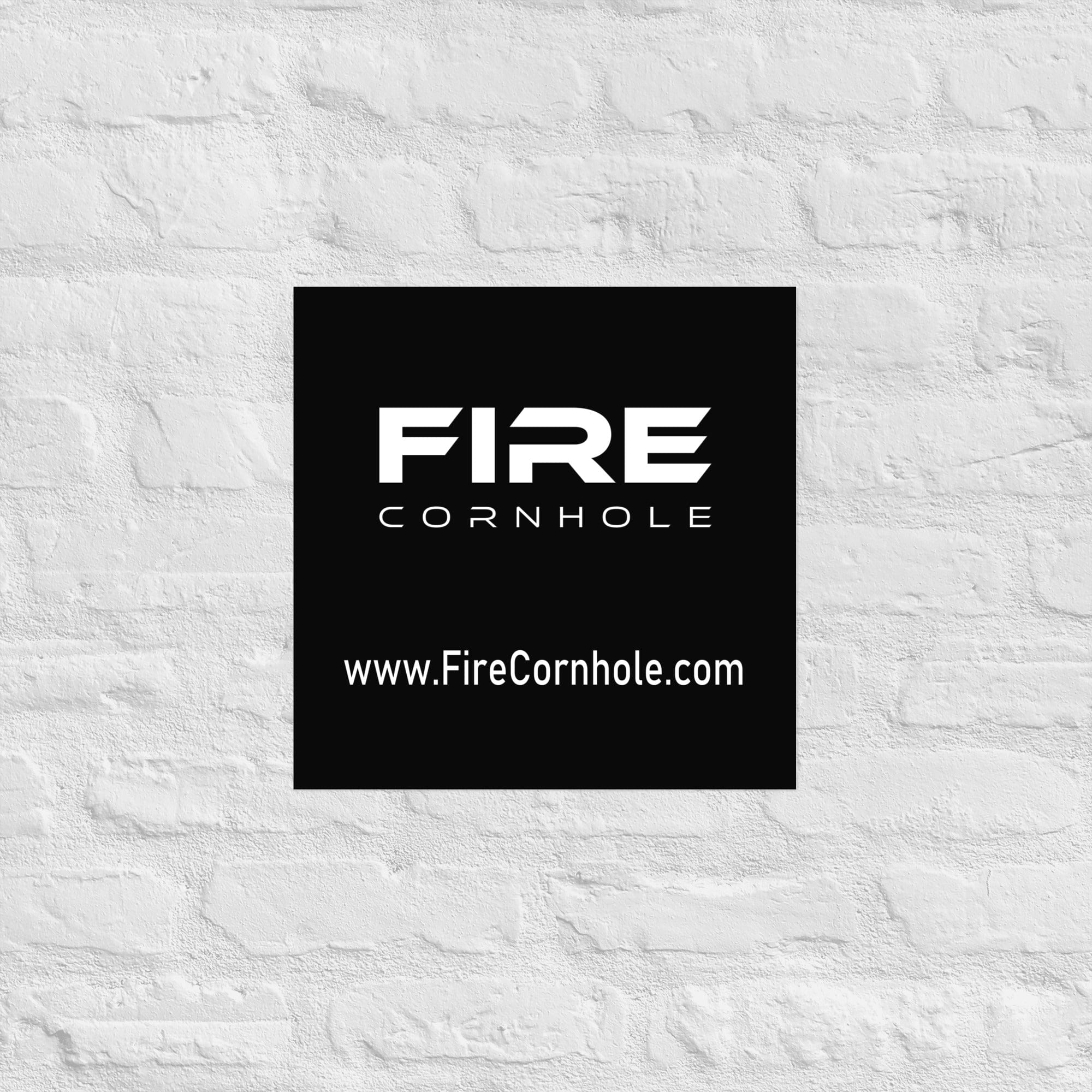 Fire Cornhole Fire Cornhole Poster