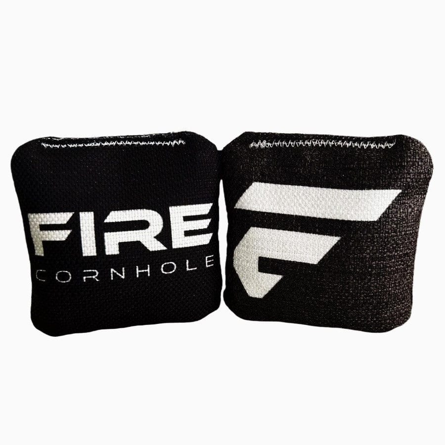 Fire Cornhole Mini Cornhole Bags Black - Set of 4