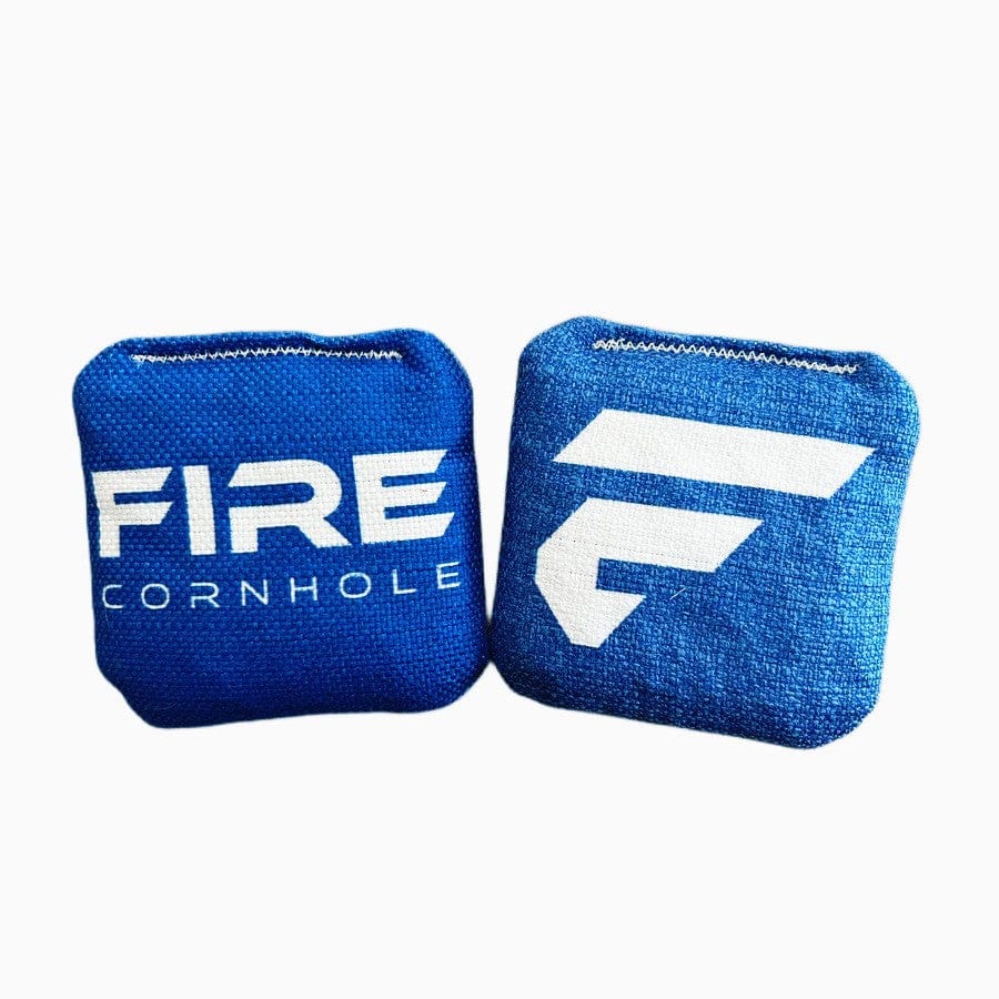 Fire Cornhole Mini Cornhole Bags Blue - Set of 4