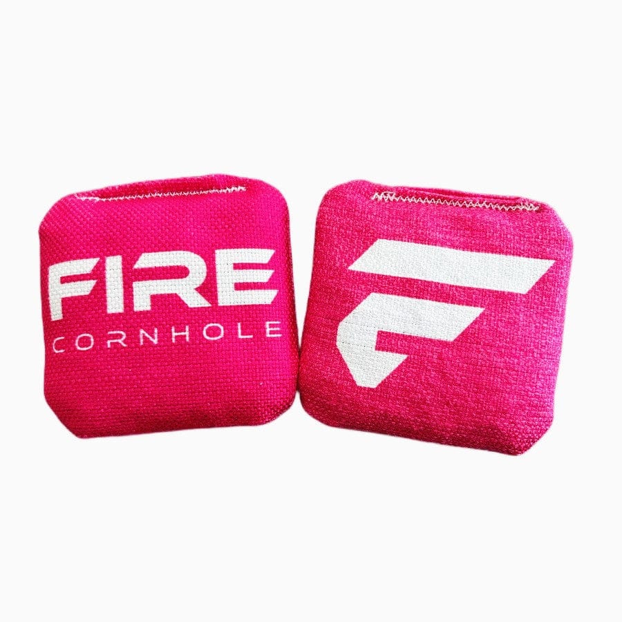Fire Cornhole Mini Cornhole Bags Pink - Set of 4