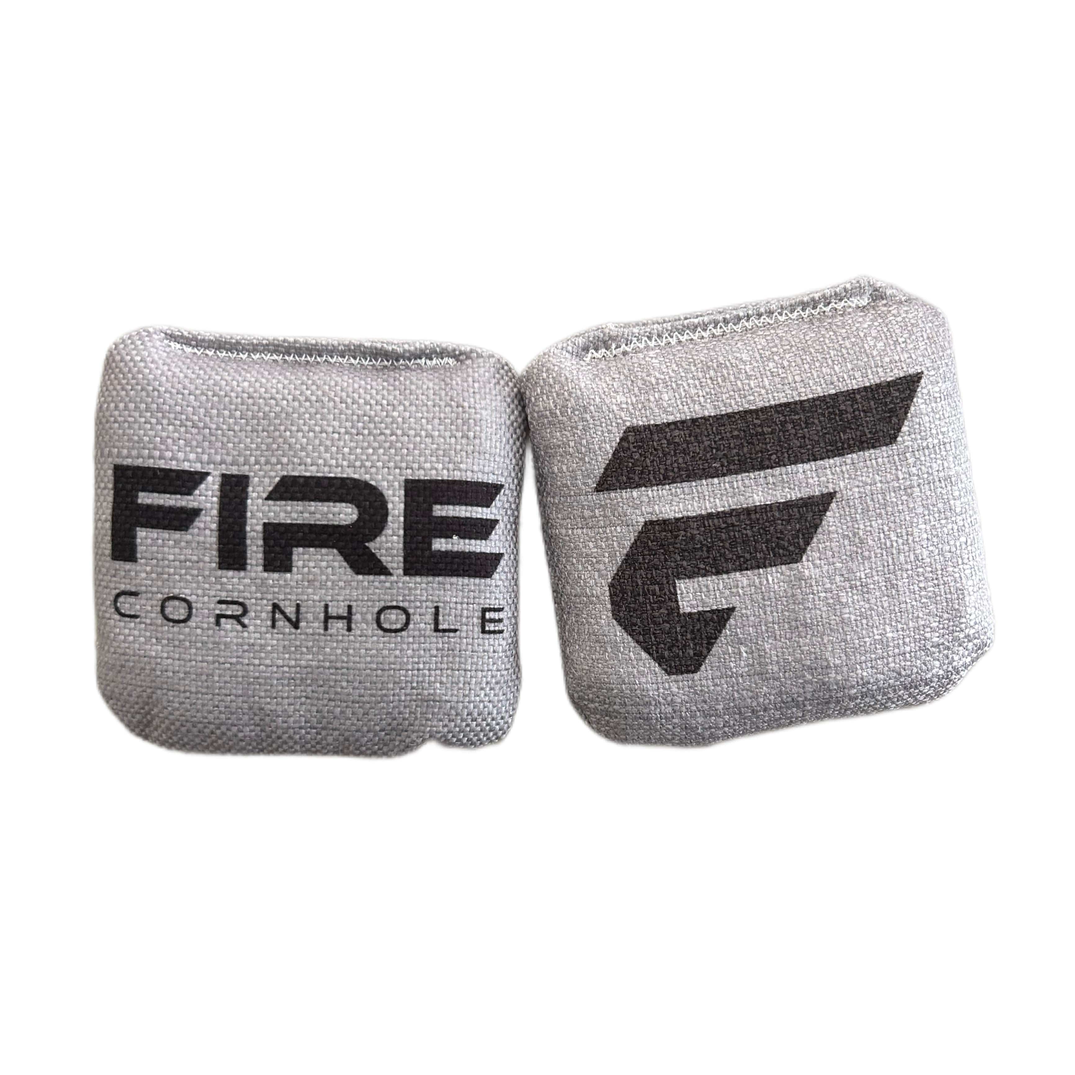 Fire Cornhole Mini Cornhole Bags Silver - Set of 4