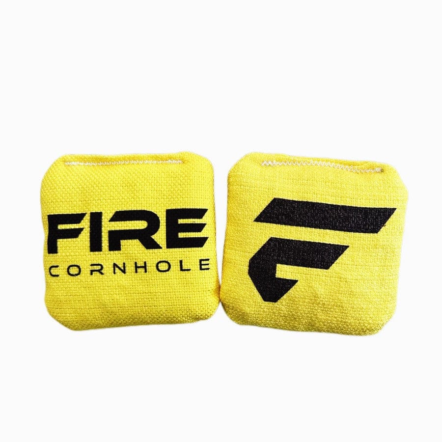 Fire Cornhole Mini Cornhole Bags Yellow - Set of 4