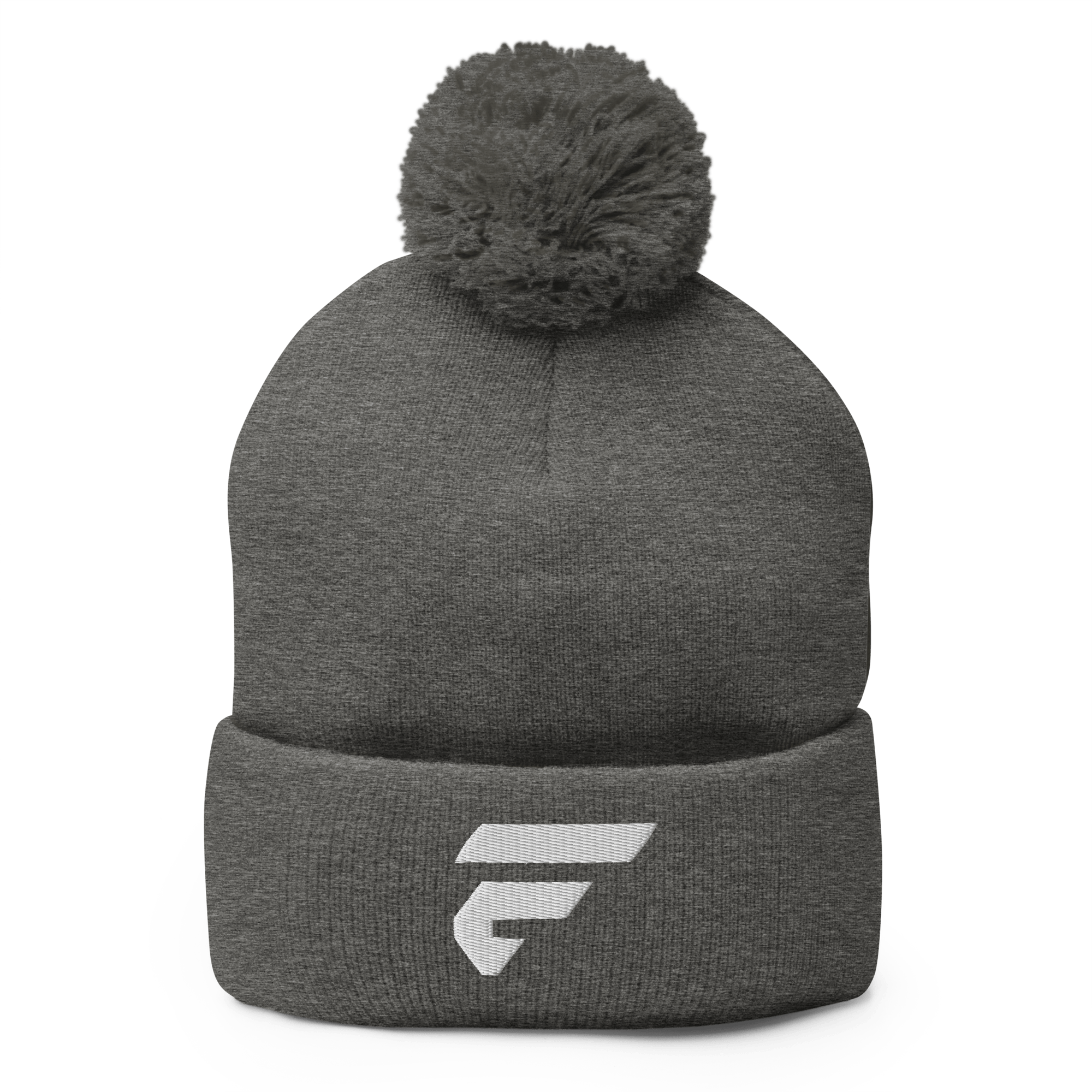 Fire Cornhole Pom-Pom Beanie